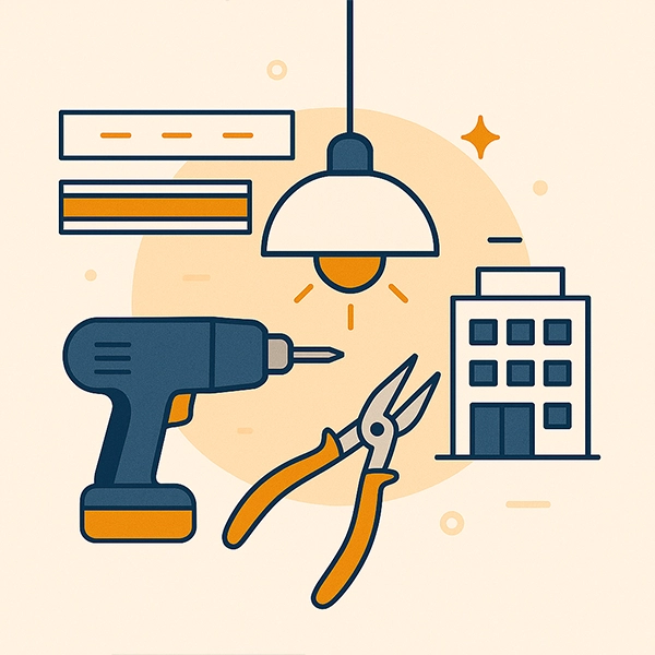 Instalação de luminárias e perfis de led em Campinas e região